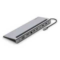 Belkin USB-C Hub, DP, VGA, USB-C 100W PD Pass-Through Charging, 3