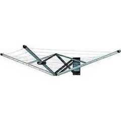 Brabantia WallFix Retractable Clothes Line with Cover, Silver, 24m