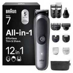 Braun Series 7 All-in-One Grooming Kit for Men, 12-Piece