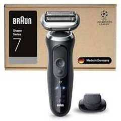 Braun Series 7 Electric Shaver, Up to 60 min, Cordless, 100