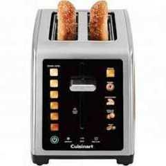Cuisinart SimpliTouch 2 Slice Toaster, Wide Slot, Touchscreen, Black