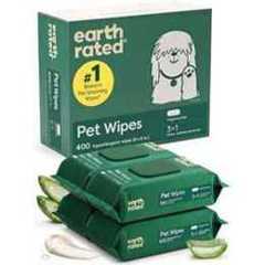 Earth Rated Pet Wipes for Dogs and Cats, Hypoallergenic, Cleaning