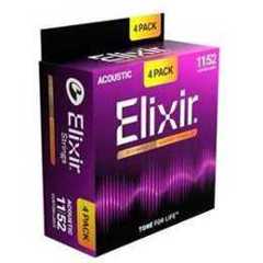 Elixir Strings 80/20 Bronze Acoustic Guitar Strings with NANOWEB