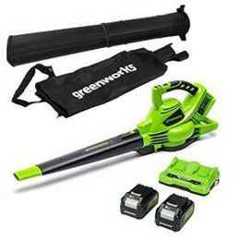 Greenworks Greenworks 48V(24V x 2) Cordless Leaf Blower and Vacuum