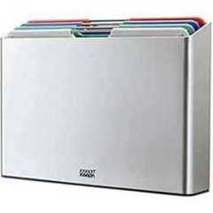 Joseph Joseph Folio Set of 4 Chopping Board Set, Slimline case