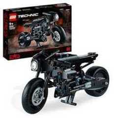 LEGO Technic THE BATMAN – BATCYCLE Set, Collectible Toy Motorbike
