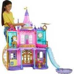 Mattel Disney Princess Ultimate Castle, 4 Ft Tall w/ Lights &