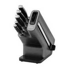 Ninja Foodi StaySharp 5-Piece Knife Block Set, Black/Steel