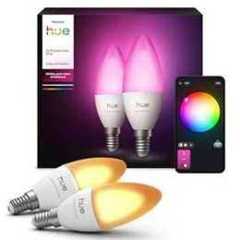 Philips Hue Candle Bulb, E14, 2 Pack