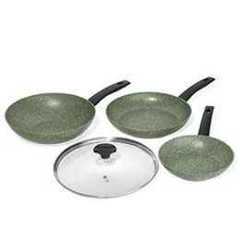 Prestige Eco Non Toxic Non Stick Frying Pan Set of 2 & Wok with Lid