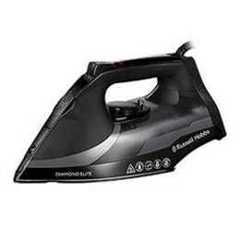 Russell Hobbs Diamond Elite Steam Iron, Black Diamond soleplate, 220g