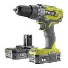 Ryobi RYOBI 18 V ONE plus Cordless Combi Drill Starter Kit, Hyper