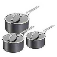 Tefal Jamie Oliver by Tefal Cook’s Classics Saucepan Set, 3-Piece