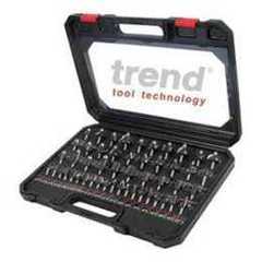 Trend Trend 50 Piece Router Bit Starter Set, 1/4 Inch Shank